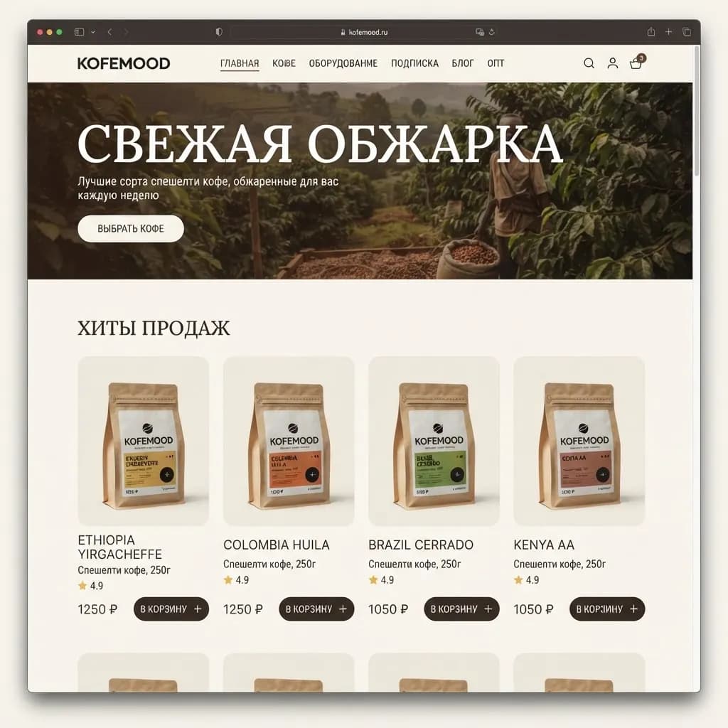 Проект «Обжарка №7» — Кофейная обжарка