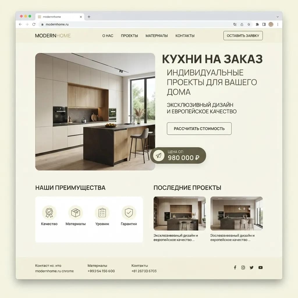Проект «Forma» — Кухни на заказ