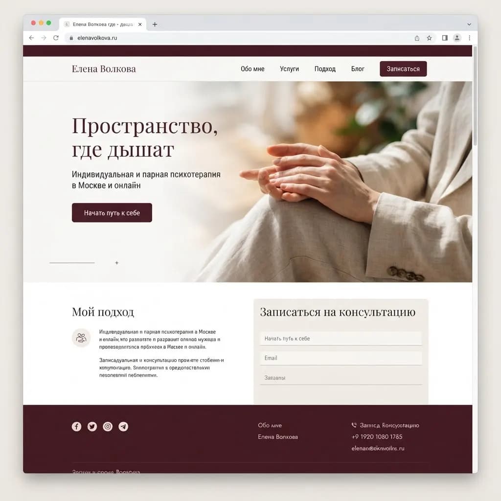 Проект «Елена Морозова» — Психолог и психотерапевт